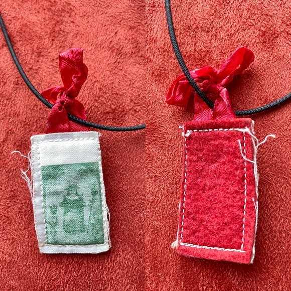 Artisan Antique SCAPULAR Necklace O/S - Picture 2 of 6